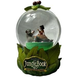 Disney Store Snow Water Globe The Jungle Book 40th Anniversary Exclusive 6"